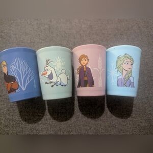 Tupperware Frozen Character Kids Cups - Blue, Light Blue, Mint, Pink
